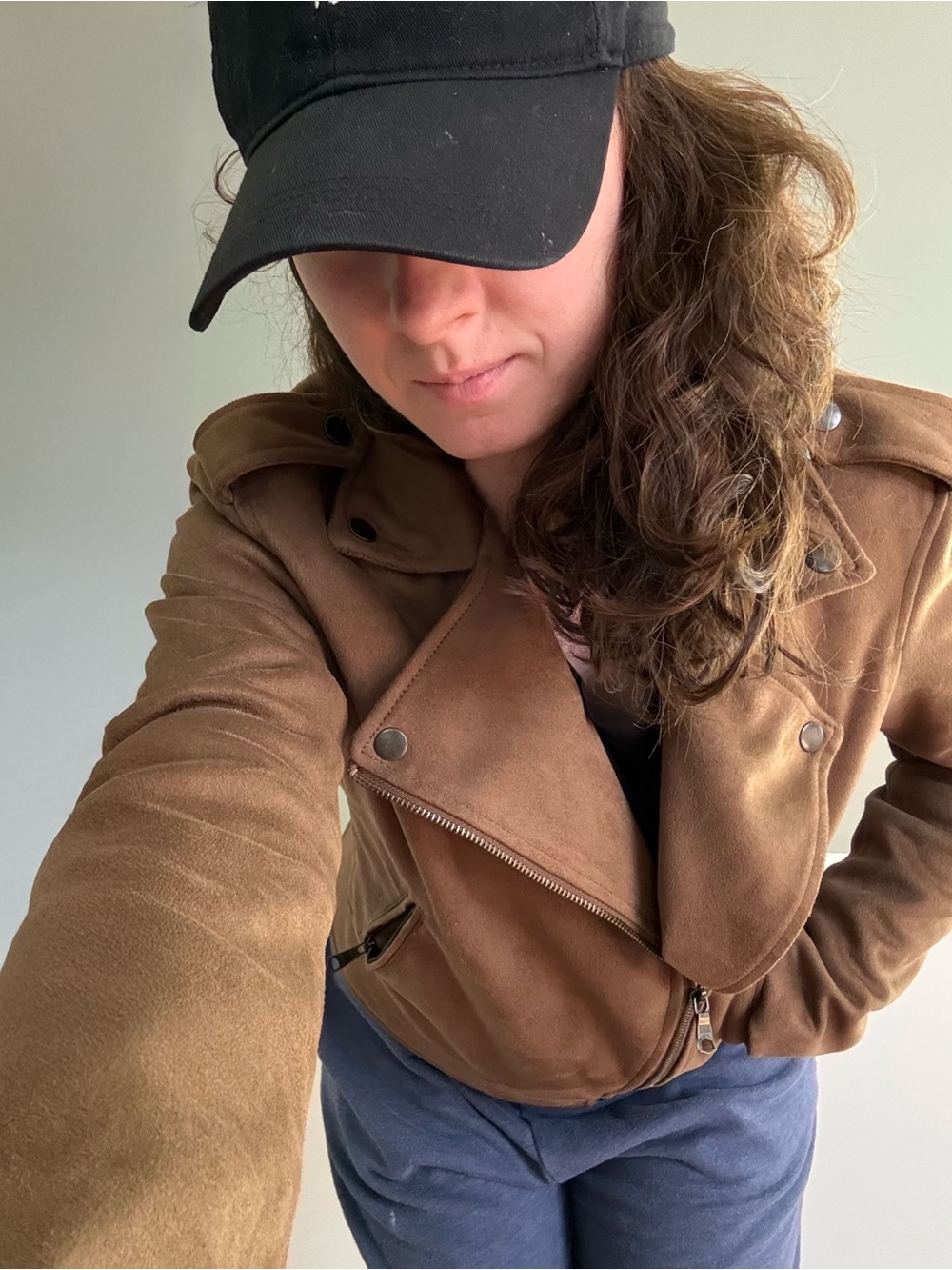 Banana Republic Brown Suede Moto Jacket